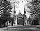 View of the cemetery gates circa 1895