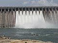 Nagarjuna Sagar Dam Gates view