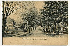 PostcardEnfieldCTHazardvilleSchoolSt1910