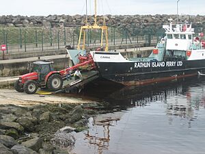 Rathlin Island ferry at Ballycastle