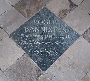 Roger Bannister memorial stone