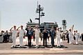 Ronald Reagan aboard USS Constellation