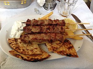 Souvlaki in Athens