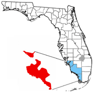 Tamiami Formation map