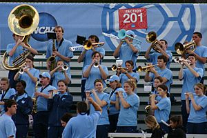 UNC Tar Heels pep band