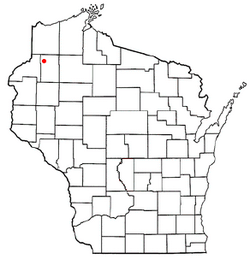 Location of Chicog, Wisconsin