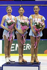 2007-2008 JGPF Ladies Podium