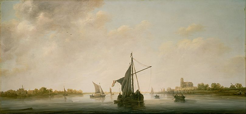 Aelbert Cuyp (Dutch - A View of the Maas at Dordrecht - Google Art Project