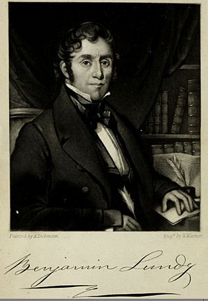 Benjamin Lundy, abolitionist newspaper publisher.jpg