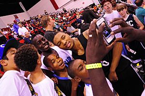 Damian Lillard with fans