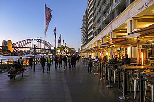 East Circular Quay waterfront 2017