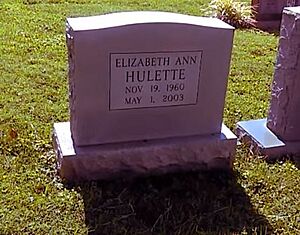 Grave of Miss Elizabeth