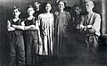 Lewis W Hine spinning room workers at Amoskeag Millyard may 1909