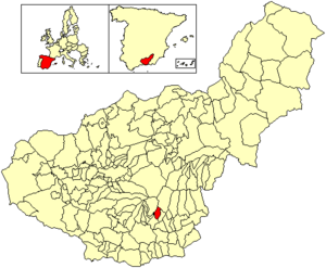 Location of Pórtugos