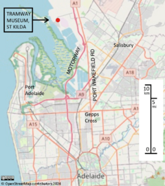 Location map -- Tramway Museum, St Kilda, South Australia.png