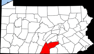 Map of PA Cumberland Valley