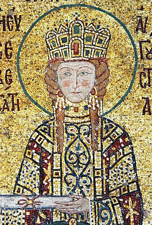 Mosaic of Irene of Hungary (cropped1).jpg
