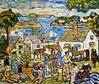 New England Harbor Maurice Prendergast