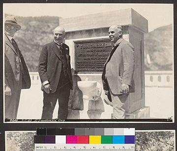 O'Shaughnessy Dam plaque