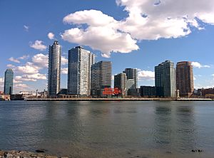 Pepsi-Cola sign in Gantry Plaza State Park, Long Island City, New York