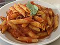 Pizzeria Bella Italia (Crépieux-la-Pape) - Penne all'arabiata (2) (février 2020)