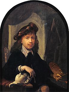 Self-portrait by Gerrit Dou