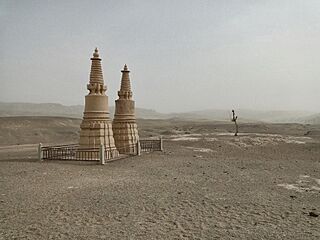 The Gobi desert near Donghuan