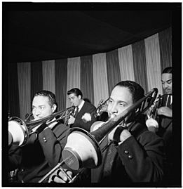 (Portrait of Dicky Wells and Henry Wells, Eddie Condon's, New York, N.Y., ca. Jan. 1947) (LOC) (5148203175)