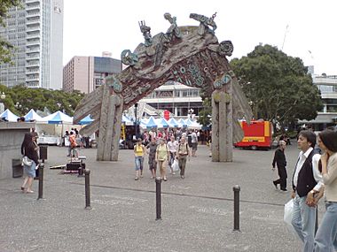 Aotea Square In Auckland