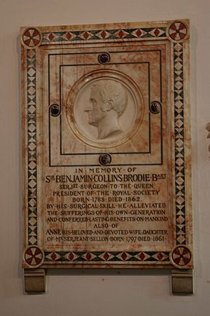 Betchworth church, memorial to Sir Benjamin Collins Brodie - geograph.org.uk - 2222696