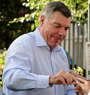 Big Sam Allardyce signs autographs for fans October 2014.jpg