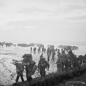 Commandos landing near Flushing