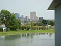 Downtown Fort Worth from deck of Modern Art Museum of Fort Worth