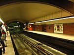 The interior of the Henri-Bourassa Station.