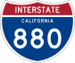 Interstate 880 marker