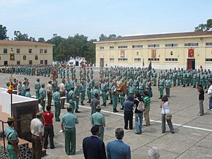 III Rally Ciudad de Ceuta, acto Castrense en al acuartelamiento ''García Aldave'' (11)