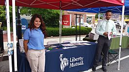 Liberty Mutual booth