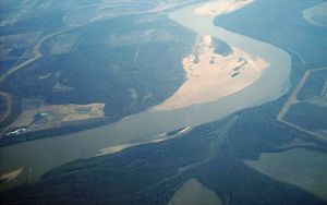 Mississippi River-sand bars