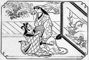 Moronobu b-w shunga