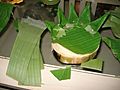 Partially made Loi Krathong