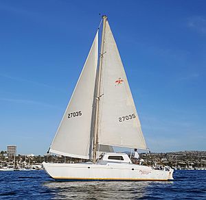 Polynesian Concepts yacht designed and built by Buddy Ebsen photo D Ramey Logan