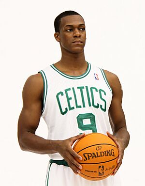 Rajon Rondo Media Day