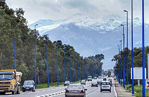 Road linking Tetouan to M'diq