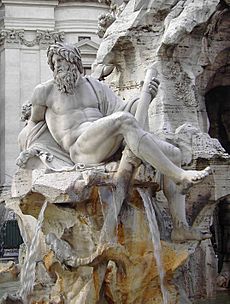 Rome Fontana dei Quattro Fiumi 01