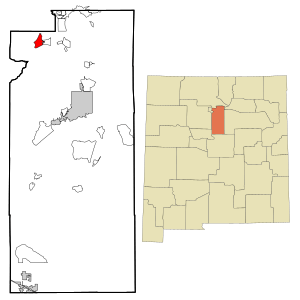 Location of San Ildefonso Pueblo, New Mexico