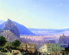 Tiflis by aivazovsky