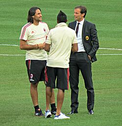 Allegri with Robinho