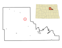 Location of Brinsmade, North Dakota