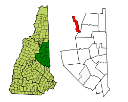 Location in Carroll County, New Hampshire