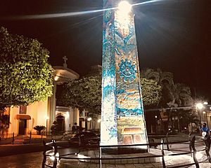 Cotui Dominican Republic mine obelisk